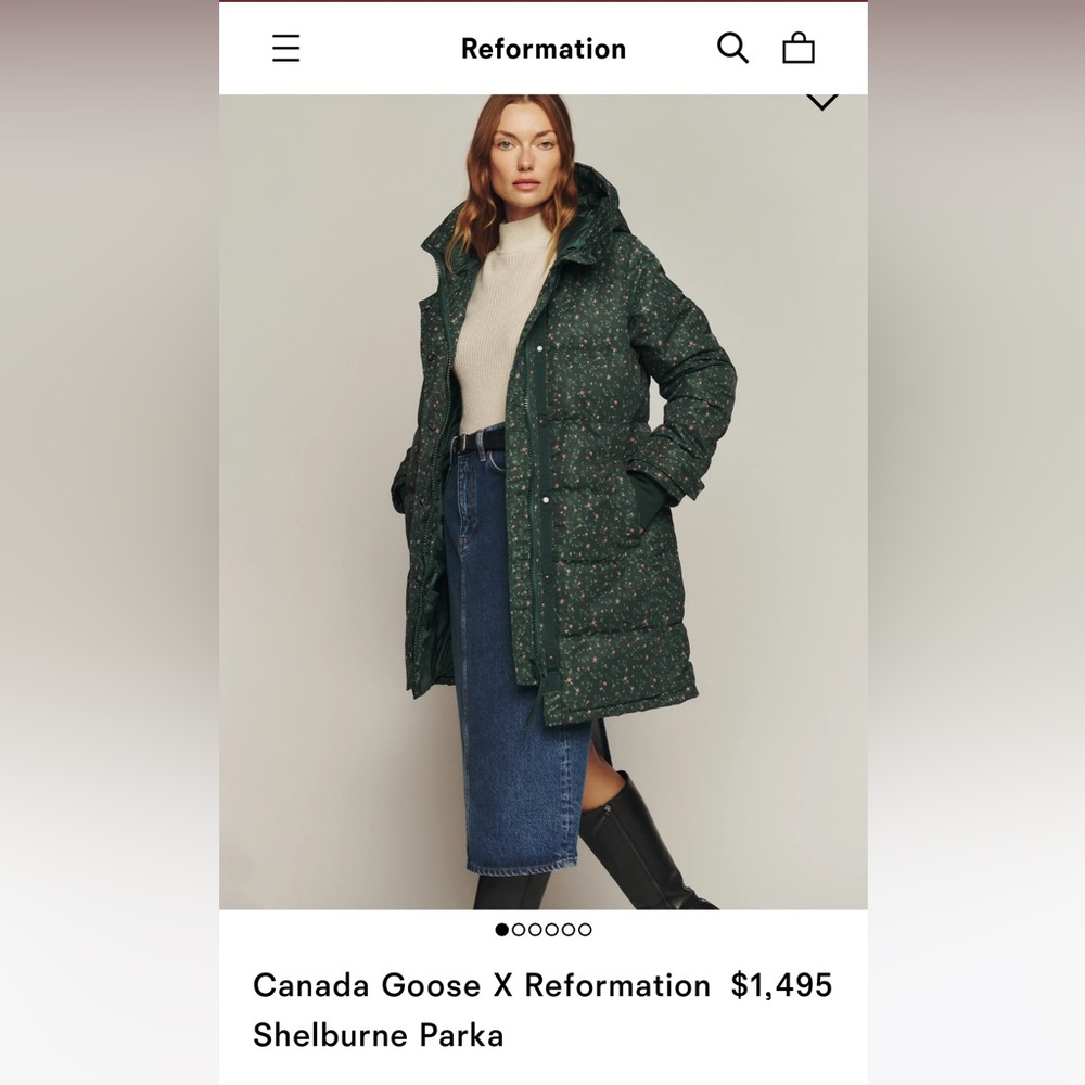 Canada Goose x Reformation Shelburne Parka